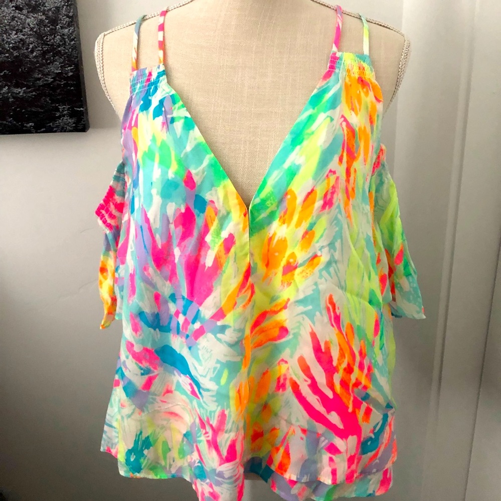 NWT Lilly Pulitzer blouse off-shoulder